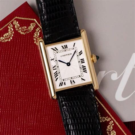 cartier tank second hand.